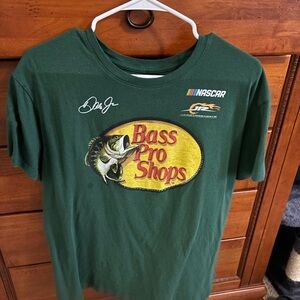 Womens NASCAR Green Cotton T-Shirt